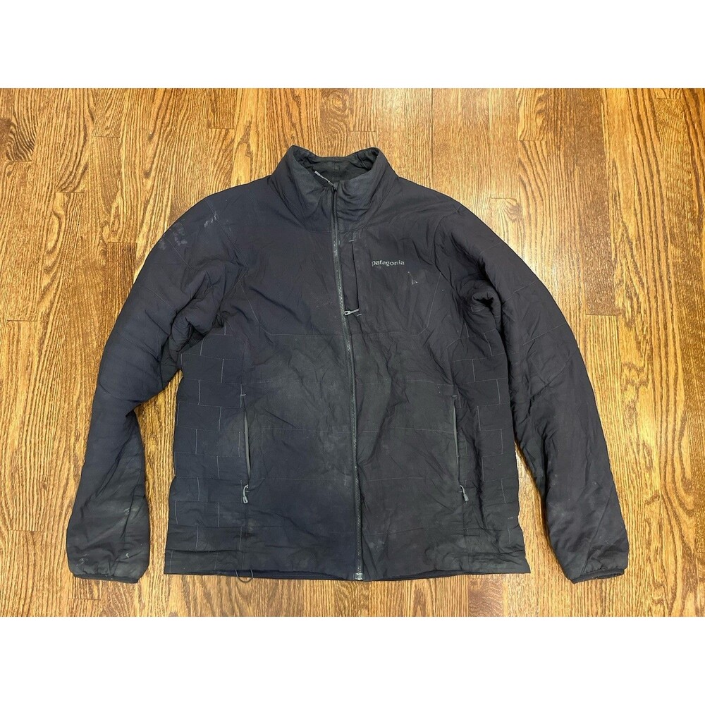Patagonia Nano Air Jacket Mens XL Black Insulated Full Zip Lightweight 84250